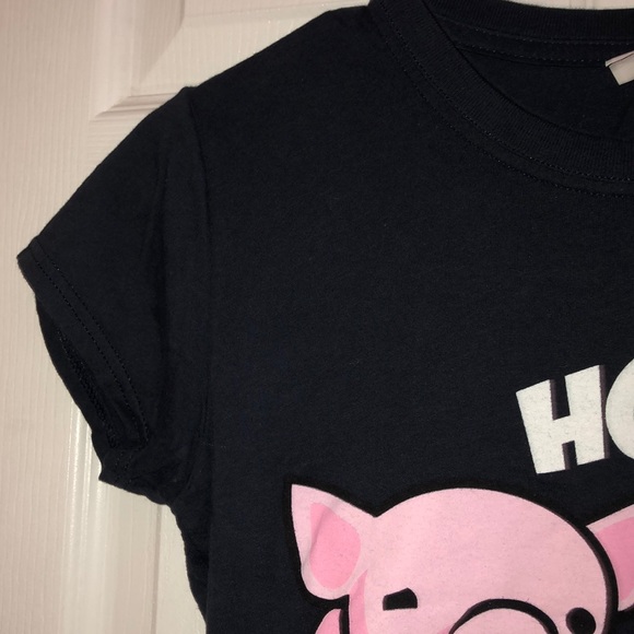 Bacon & Eggs Tshirt Piggy & Chick Horror Movie - Picture 3 of 8